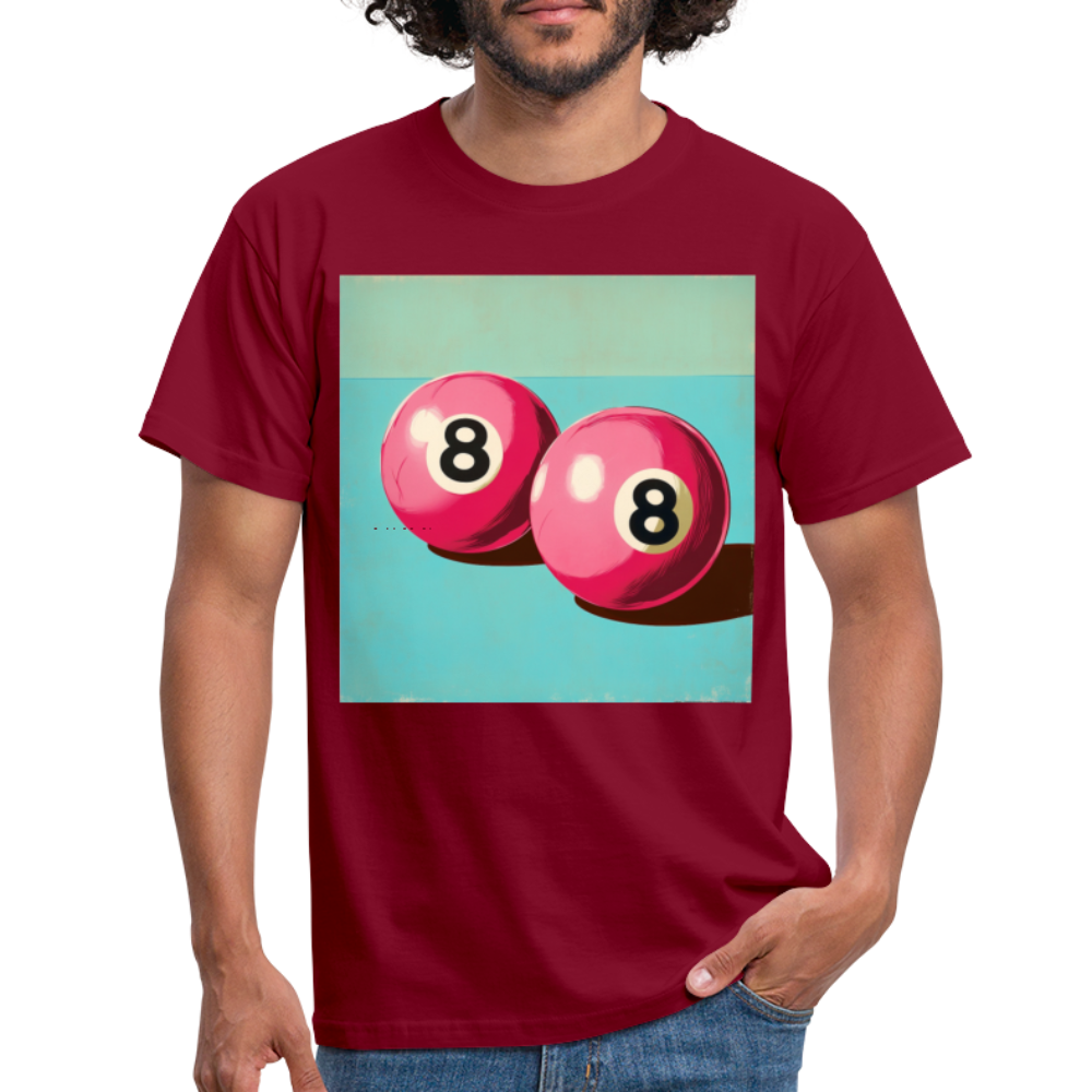 Rosa Rivaler, T-shirt herr - tegelröd