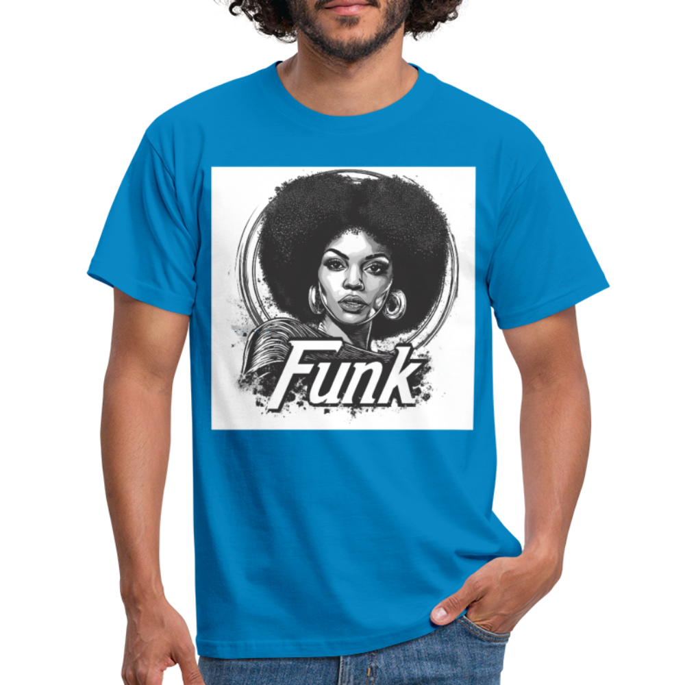 Funk Queen: Power in Motion, T-shirt herr - kungsblå
