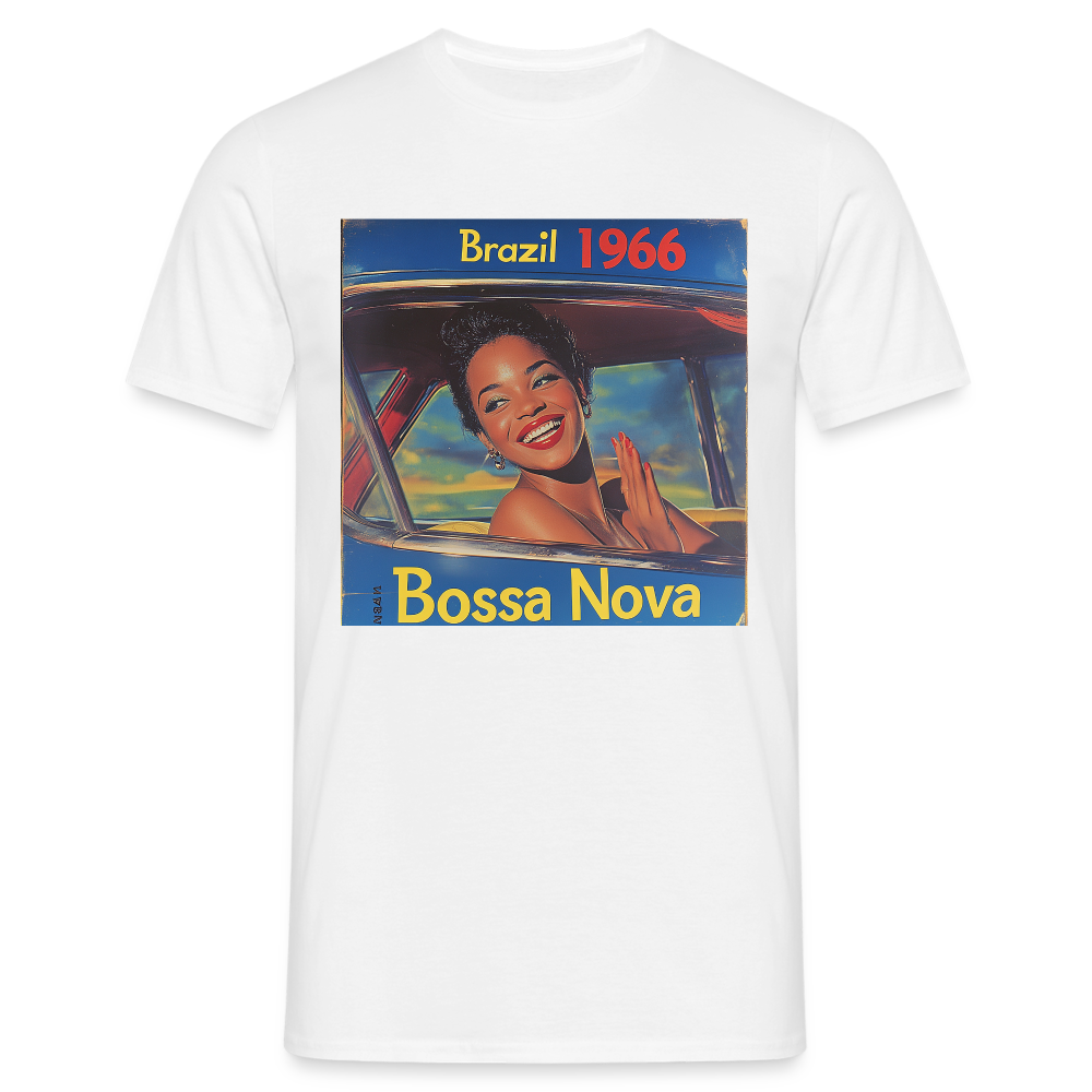 Isabela Costa, brazil 1966, T-shirt herr - vit