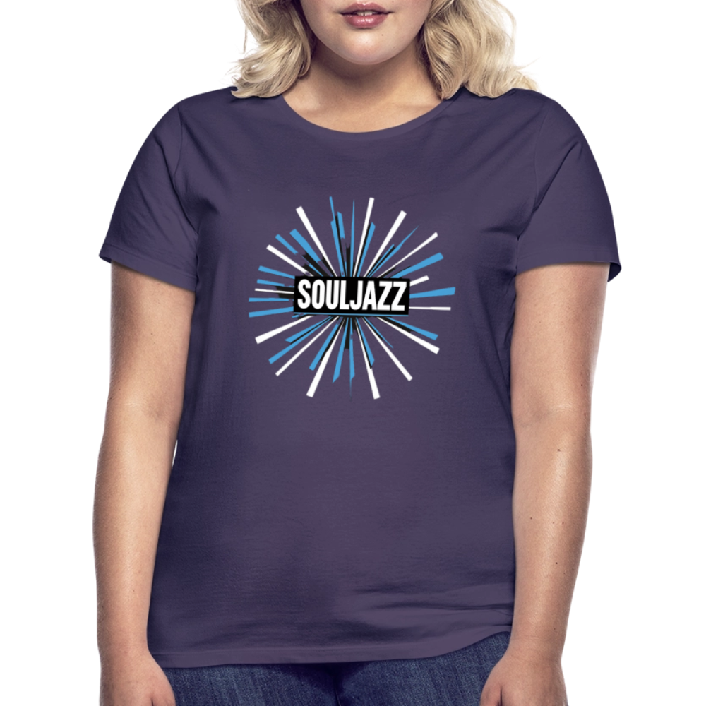 Jazz Meets Soul, T-shirt dam - mörklila