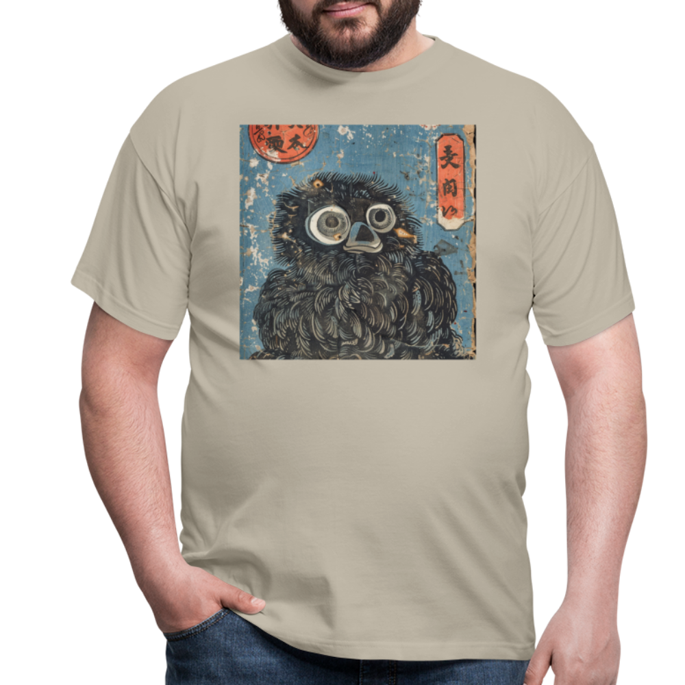 Denimiko, T-shirt herr - sandbeige