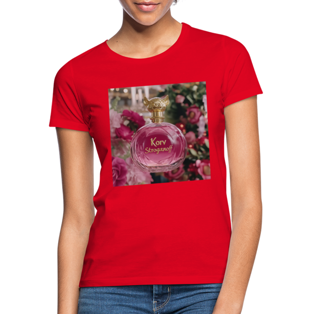 Eau de Toilette, T-shirt dam - röd