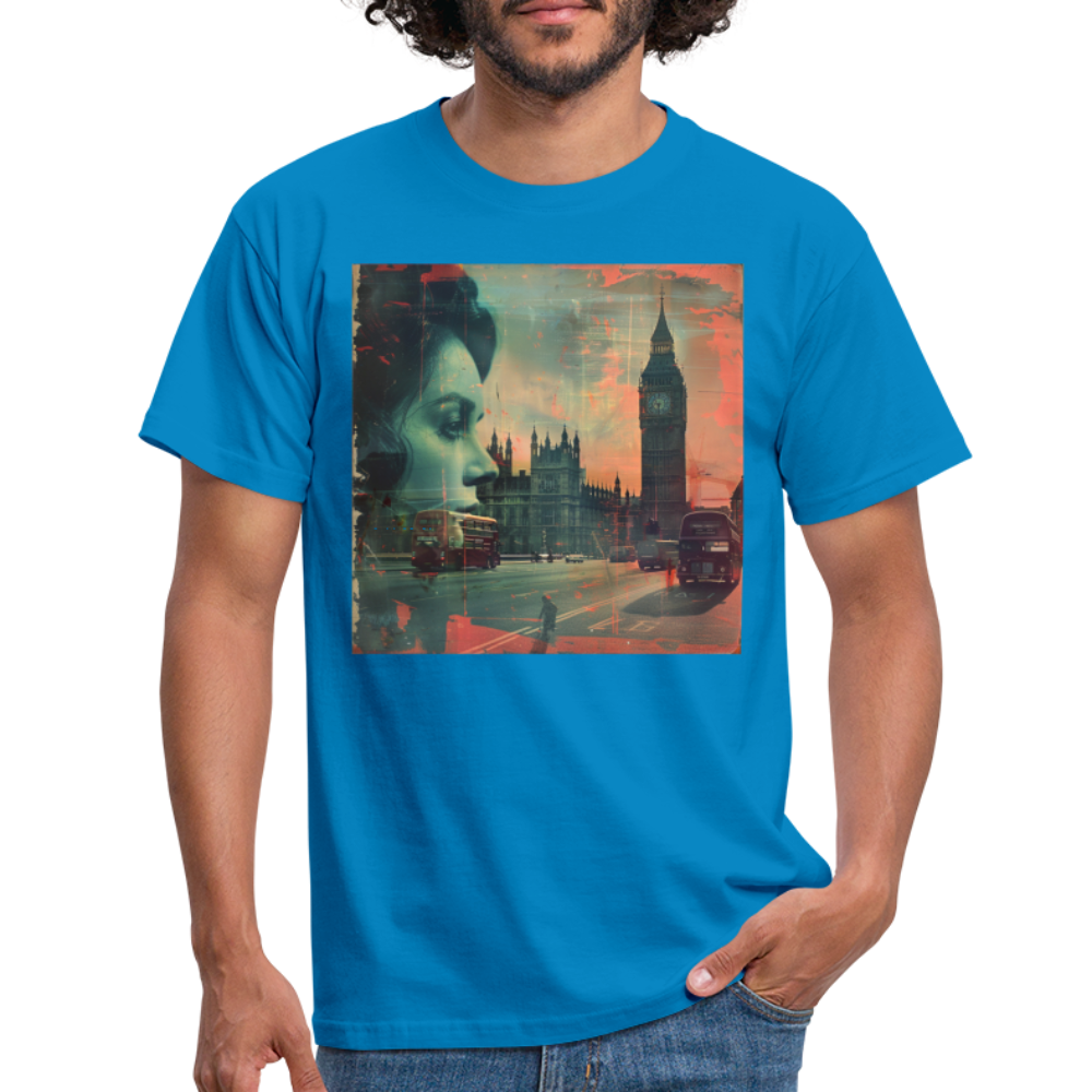 The Beat of London, T-shirt herr - kungsblå