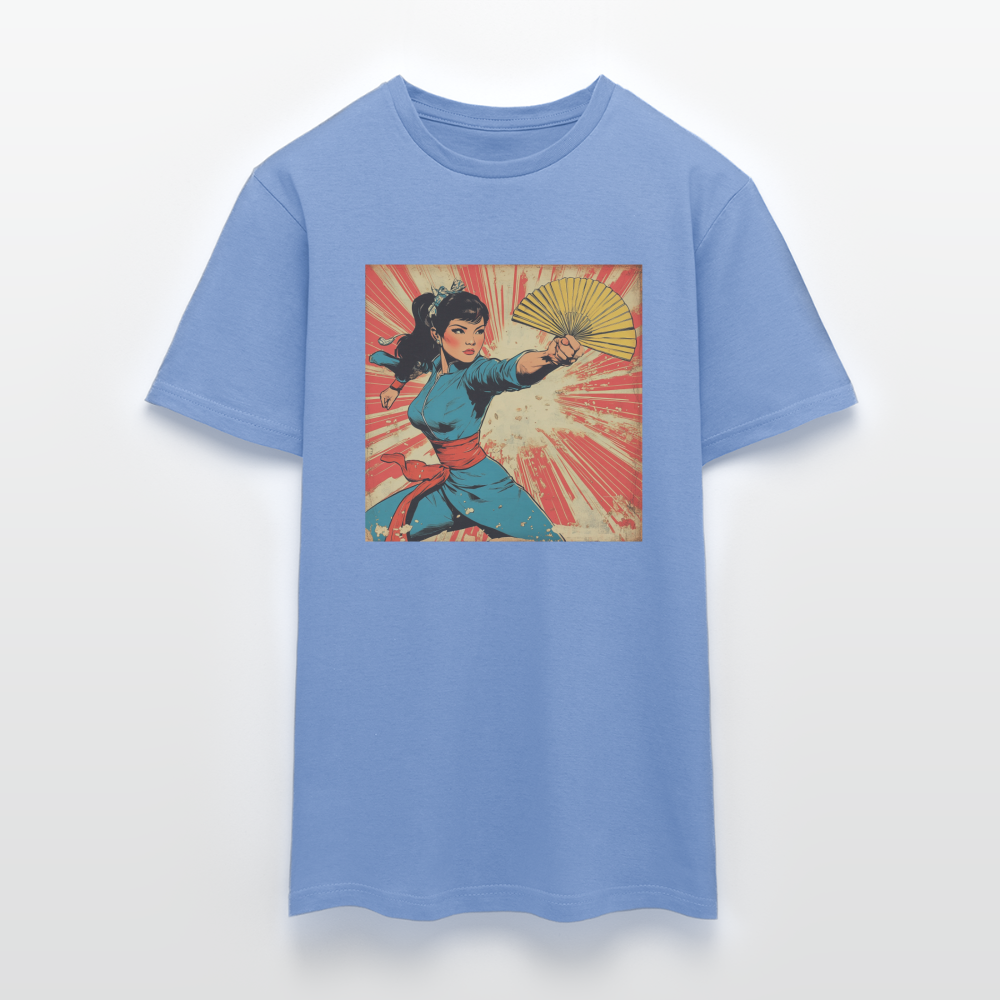 Solfjädern, T-shirt herr - carolina blue