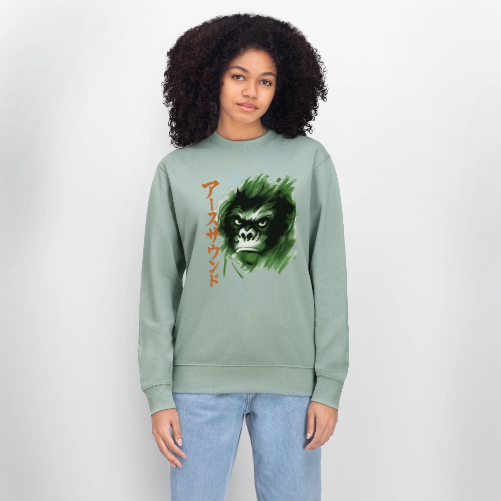 Earth Sound, Ekologisk sweatshirt CHANGER unisex från Stanley/Stella - ljus grågrön