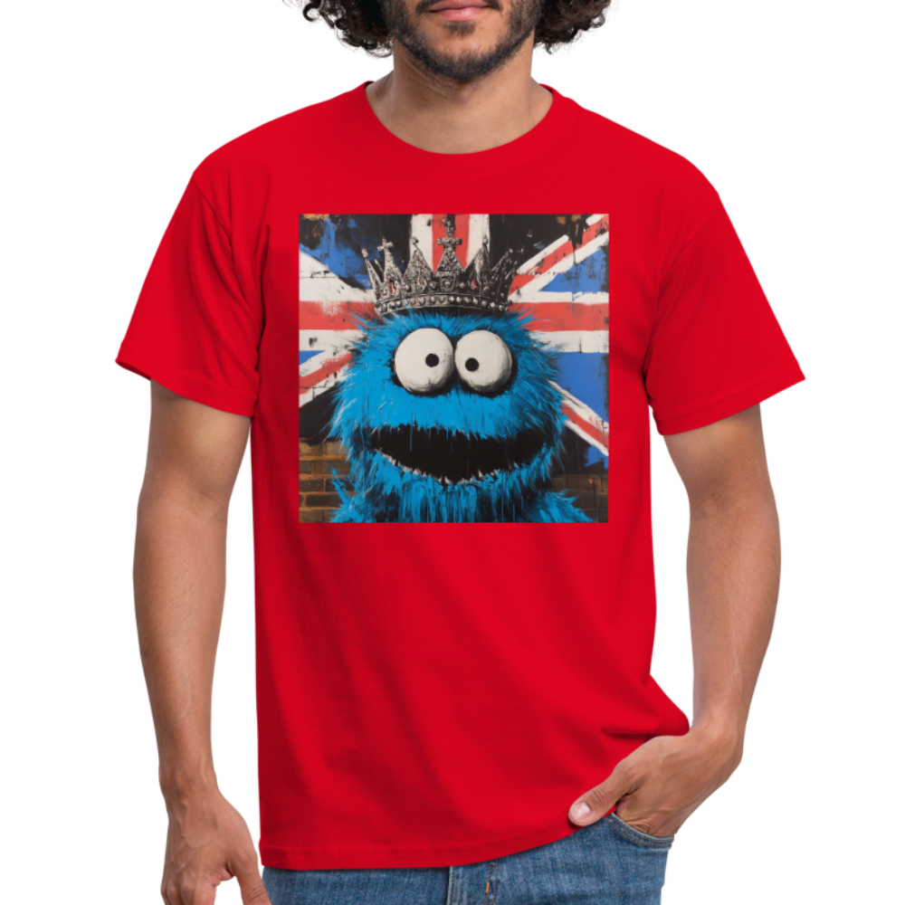 Monsters & Monarchs, T-shirt herr - röd