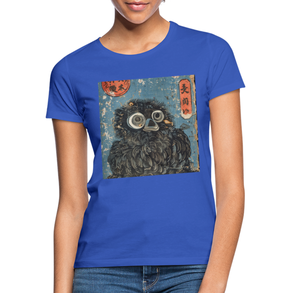 Denimiko, T-shirt dam - royalblå