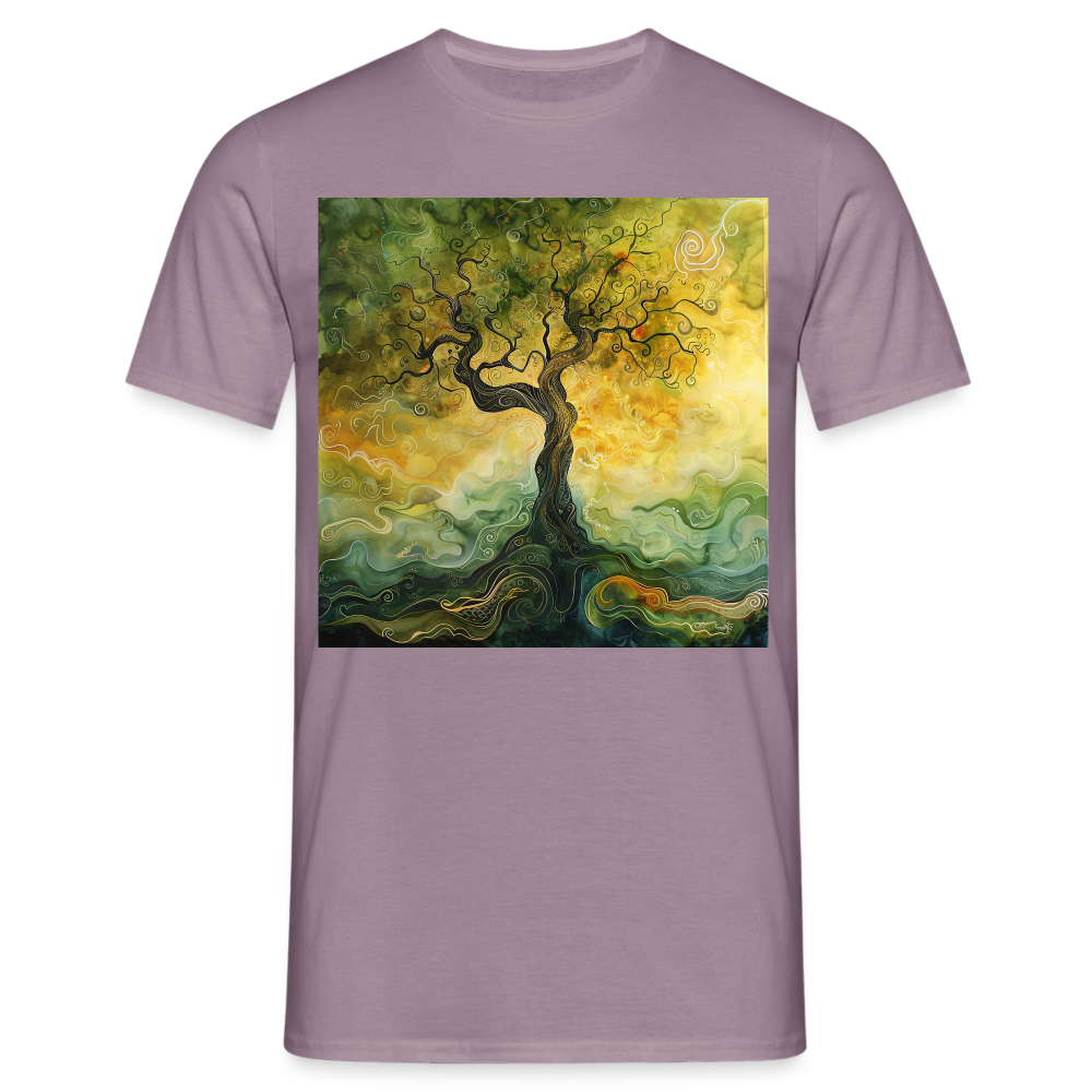 Trädets visdom, T-shirt herr - lilagrå