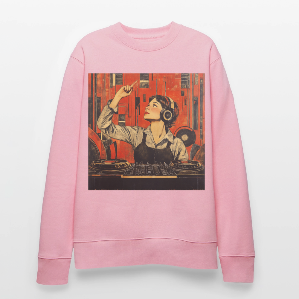 Revolutionens Rytm, Ekologisk sweatshirt CHANGER unisex från Stanley/Stella - ljusrosa