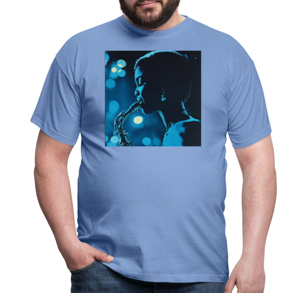 Blå toner i skymningen, T-shirt herr - carolina blue