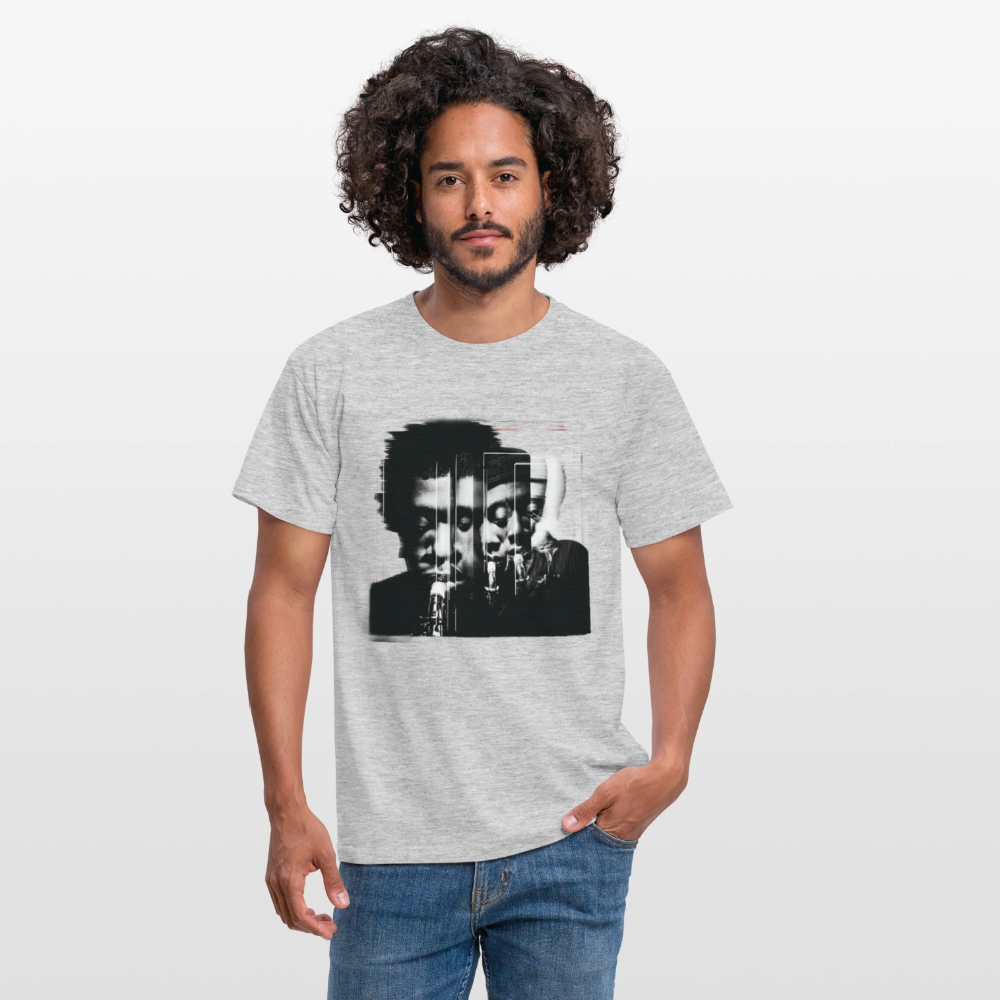 Between Breaths, T-shirt herr - gråmelerad