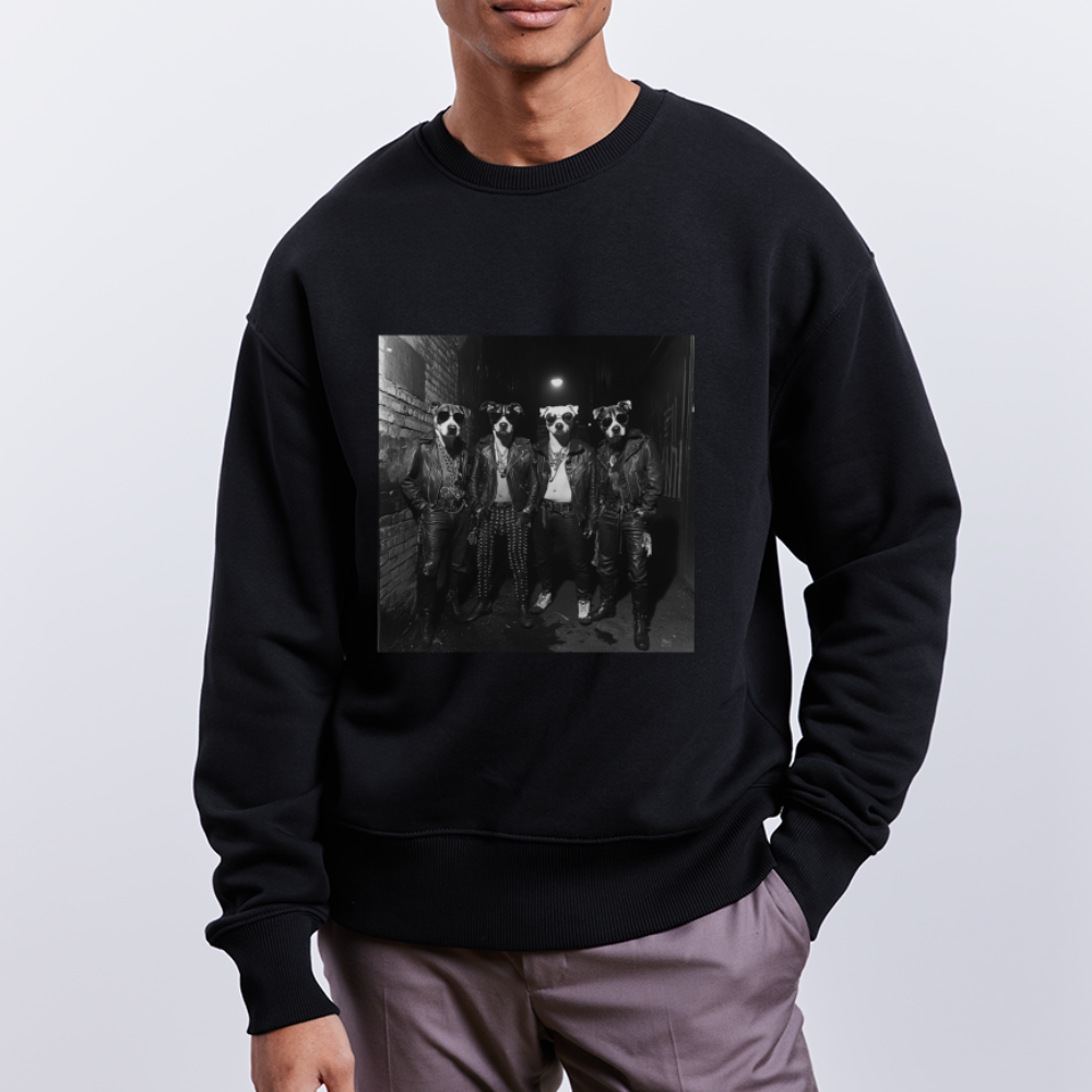 Barking Riot, Ekologisk oversizetröja RADDER unisex från Stanley/Stella - svart