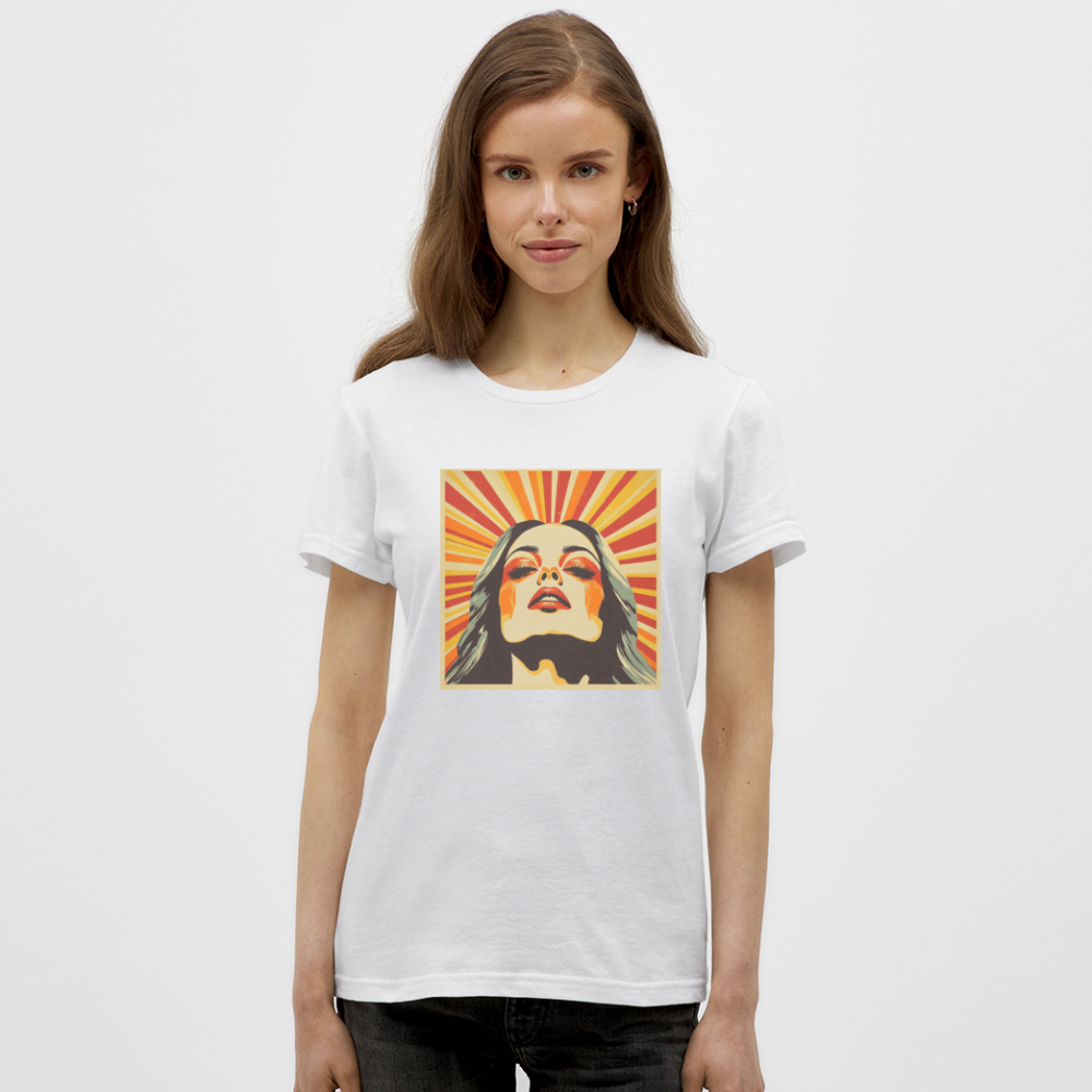 Sun Girl, T-shirt dam - vit