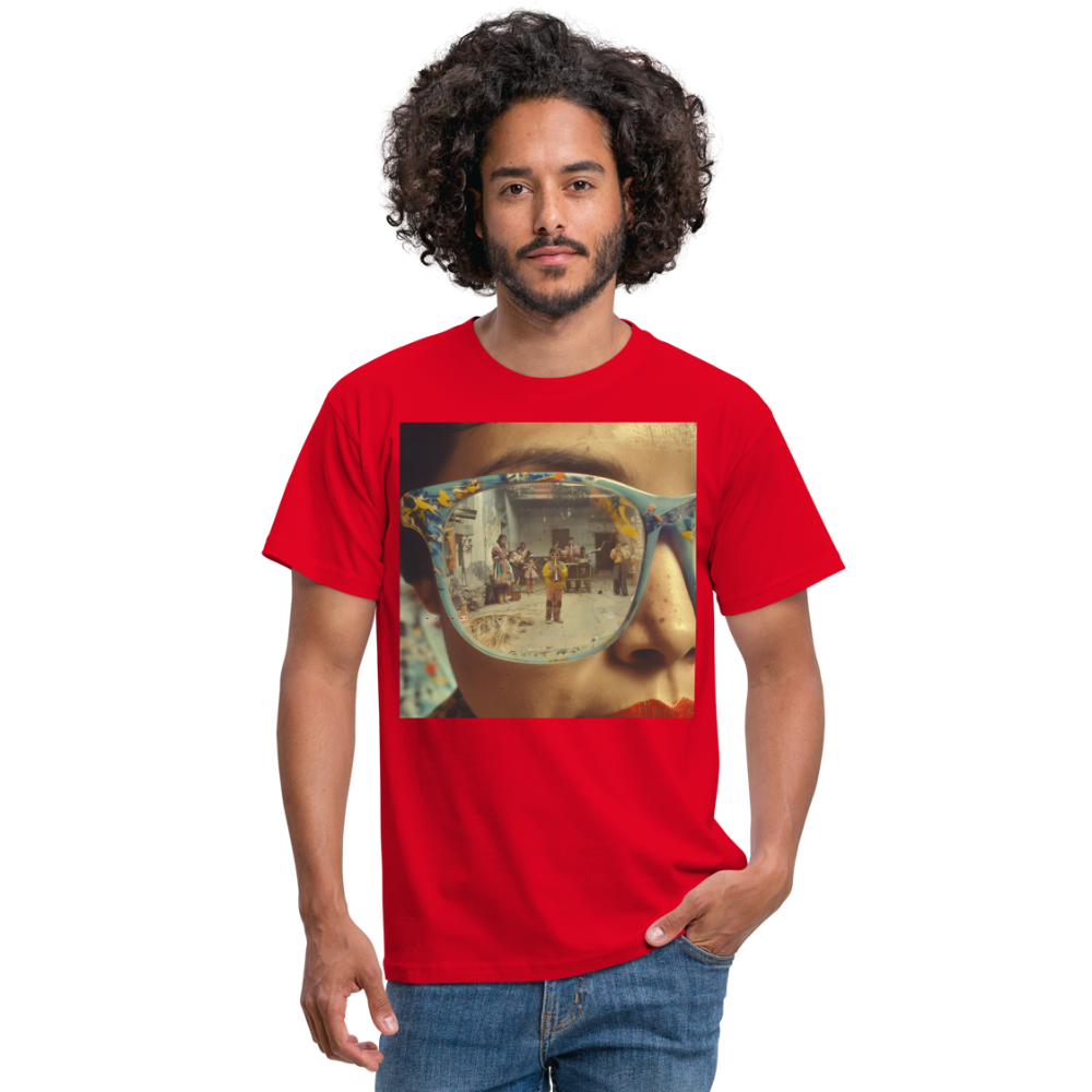 Reflektioner av Anderna, T-shirt herr - röd