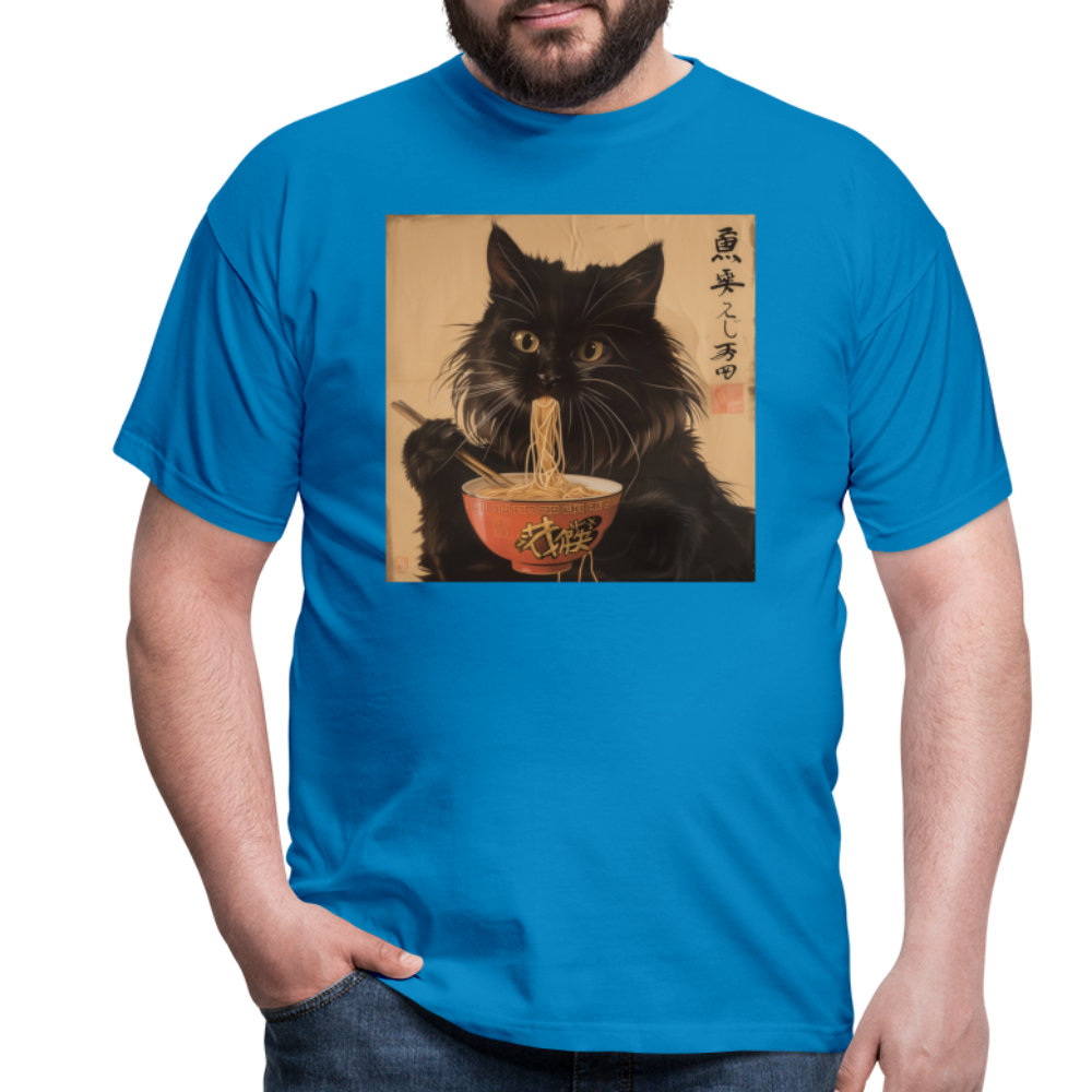 Kejsarens Katt och Ramens Hemlighet, T-shirt herr - kungsblå
