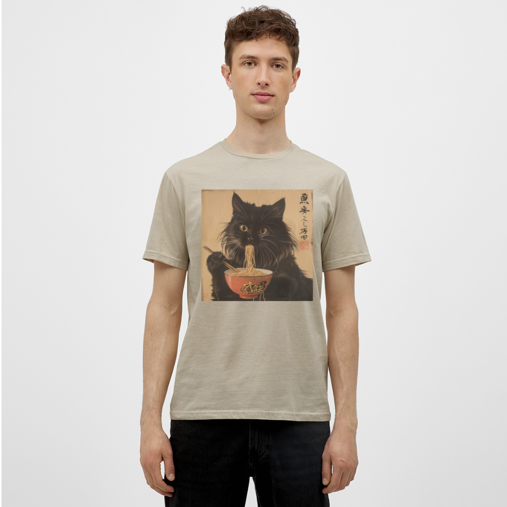 Kejsarens Katt och Ramens Hemlighet, T-shirt herr - sandbeige