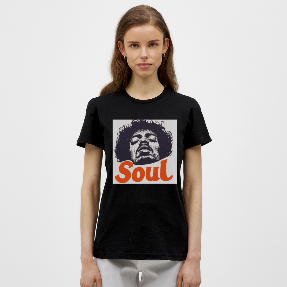 Soul, T-shirt dam - svart