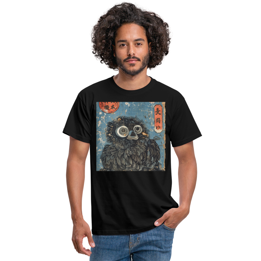 Denimiko, T-shirt herr - svart