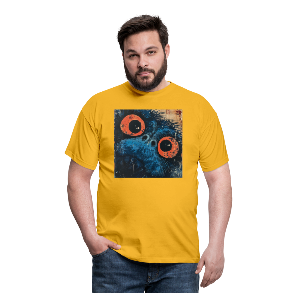 Den blå vännen, T-shirt herr - gul