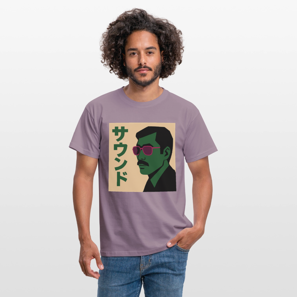Nippon Sound, T-shirt unisex - lilagrå
