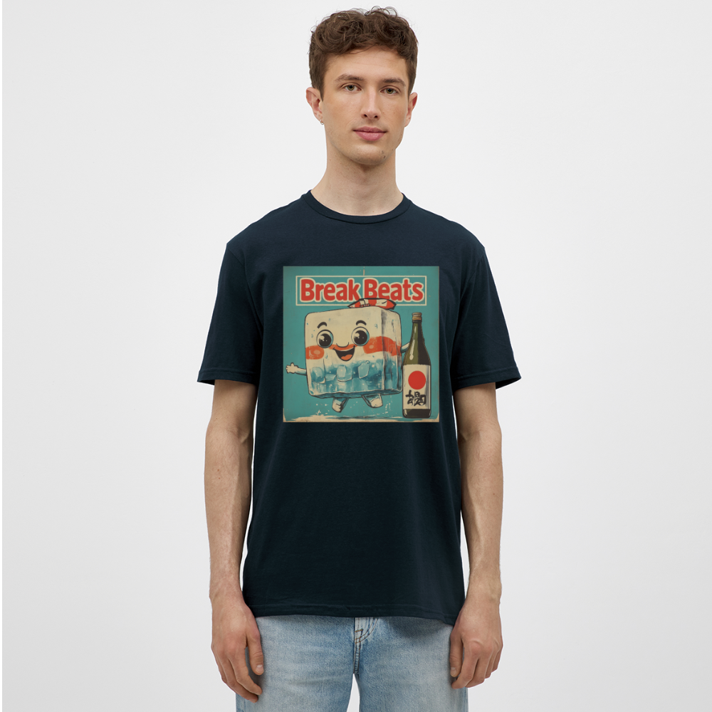 Nippon Break Beats, T-shirt herr - marinblå