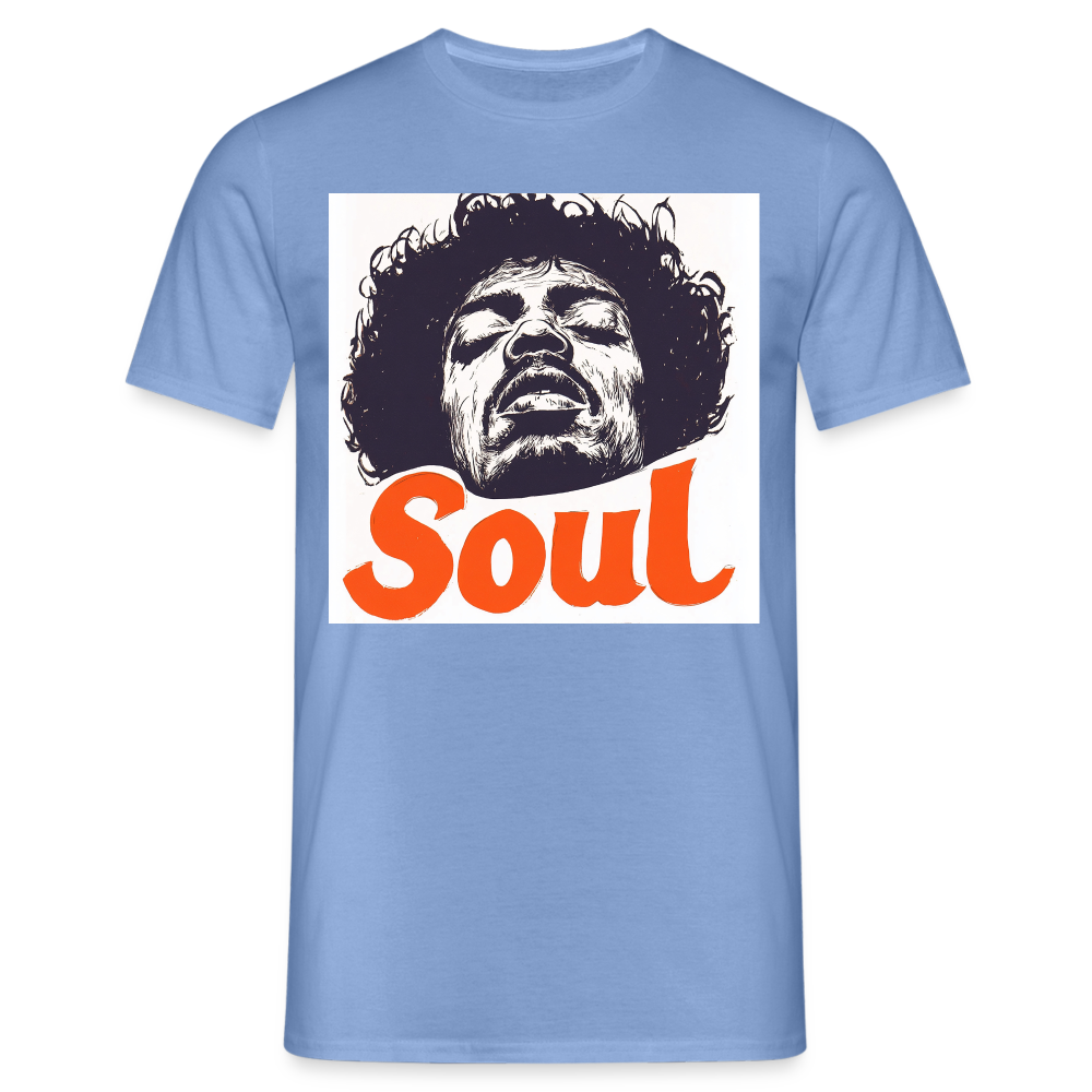 Kärlek, frihet och rättvisa, T-shirt herr - carolina blue