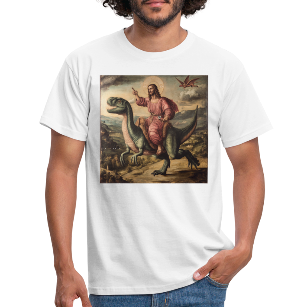 Ritten genom Tiden, T-shirt herr - vit