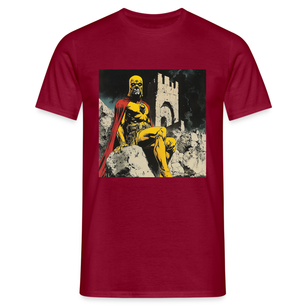 Orkalon, T-shirt herr - tegelröd