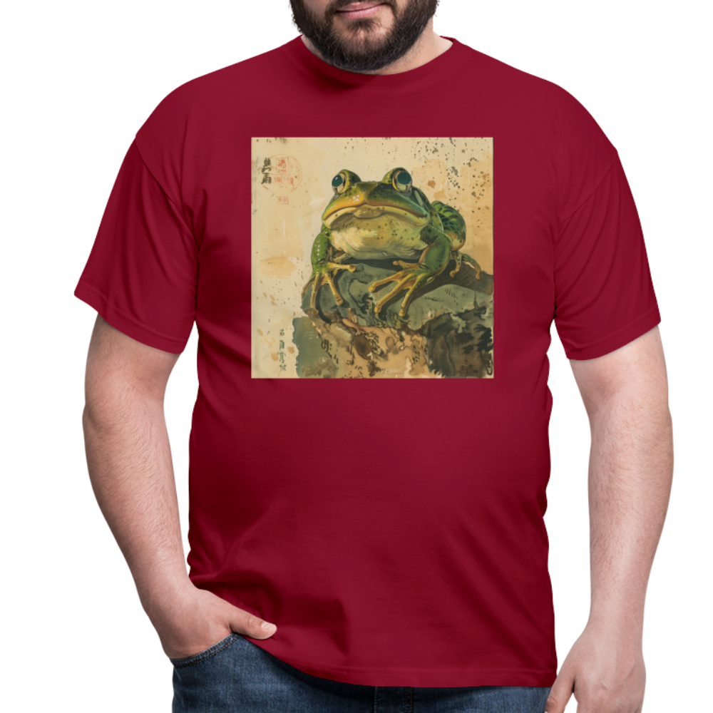 Grodan i Skymningen, T-shirt herr - tegelröd