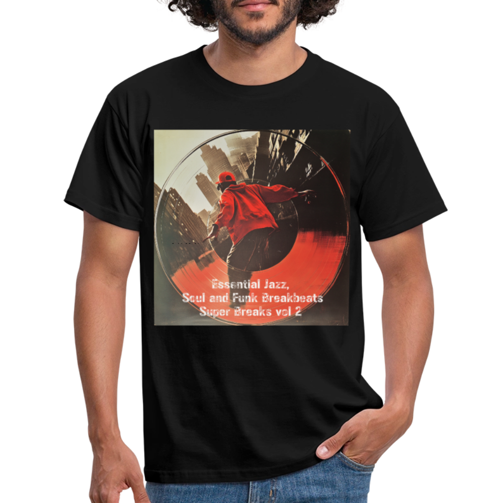 Super Breaks vol 2, T-shirt herr - svart