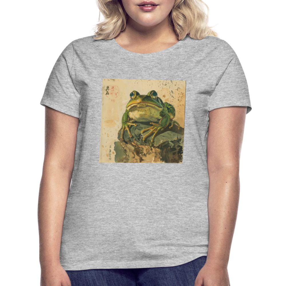 Grodan i Skymningen, T-shirt dam - gråmelerad