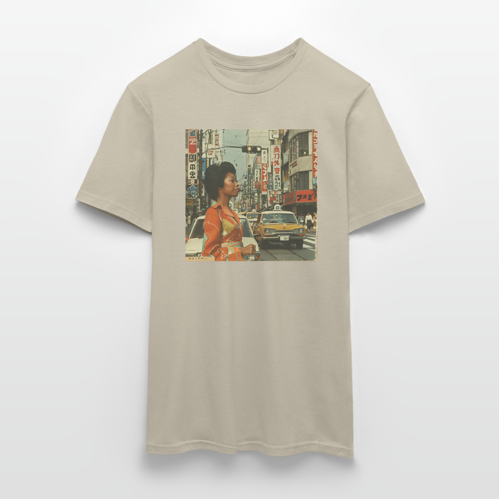 Yumi Sakamoto, T-shirt herr - sandbeige