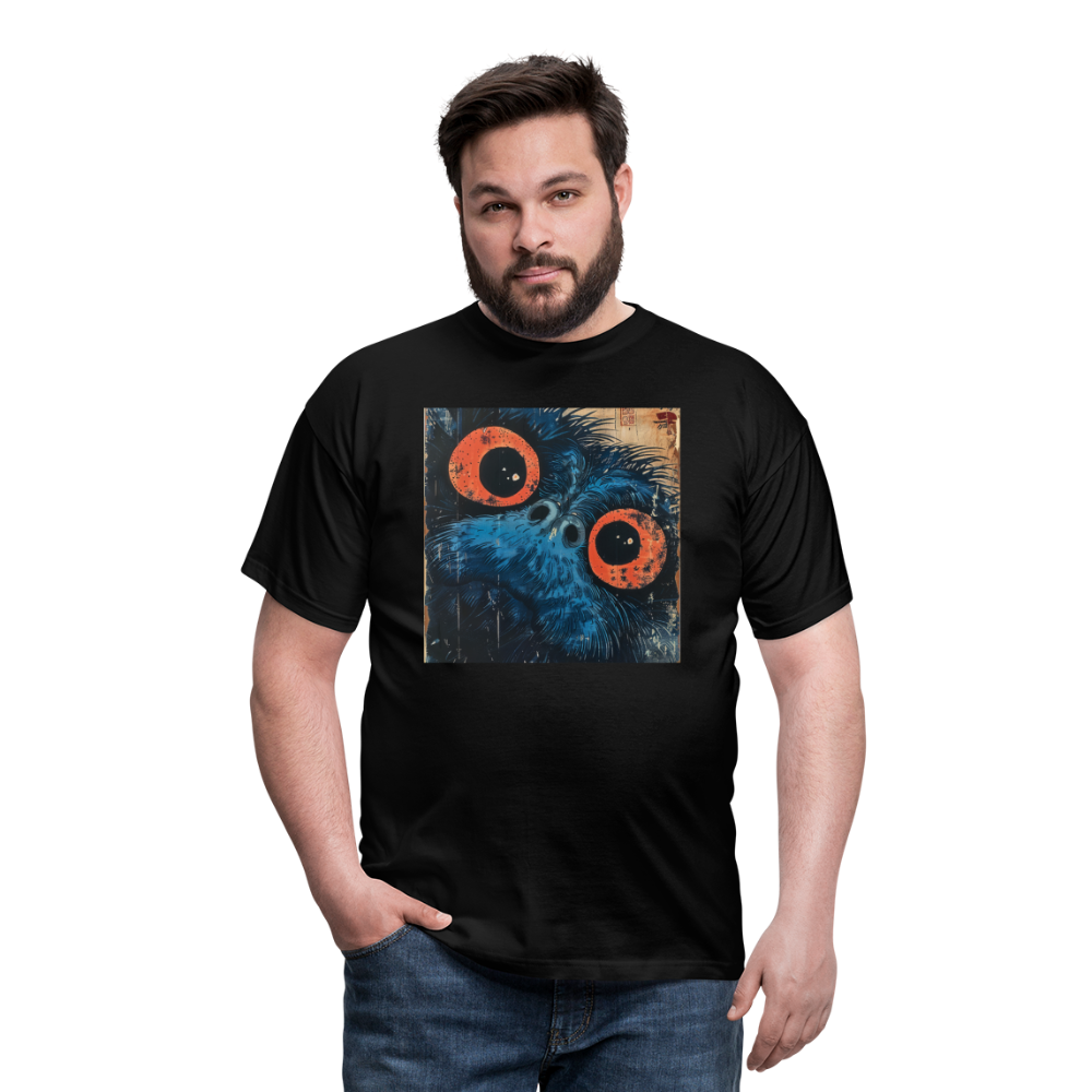 Den blå vännen, T-shirt herr - svart
