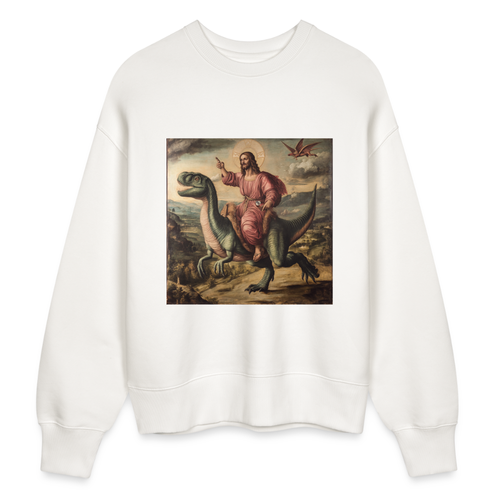 Ritten genom Tiden, Ekologisk oversizetröja RADDER unisex från Stanley/Stella - OFF WHITE
