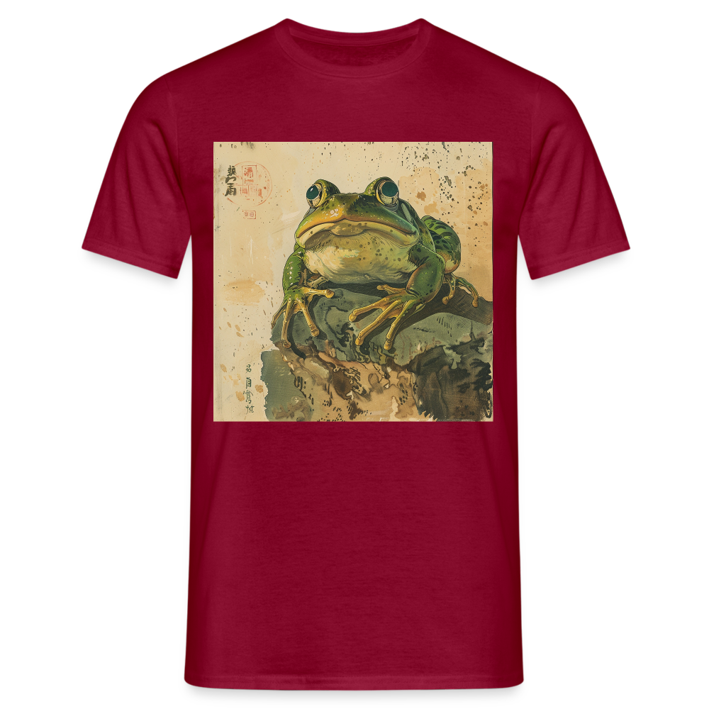 Grodan i Skymningen, T-shirt herr - tegelröd