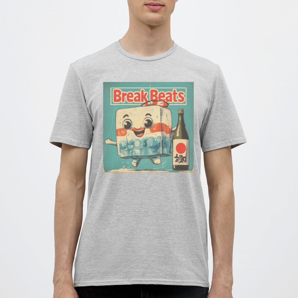 Nippon Break Beats, T-shirt herr - gråmelerad