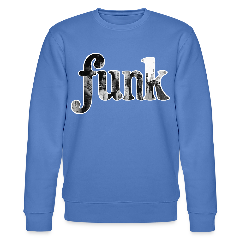 Funk Vibes, Ekologisk sweatshirt CHANGER unisex från Stanley/Stella - blå