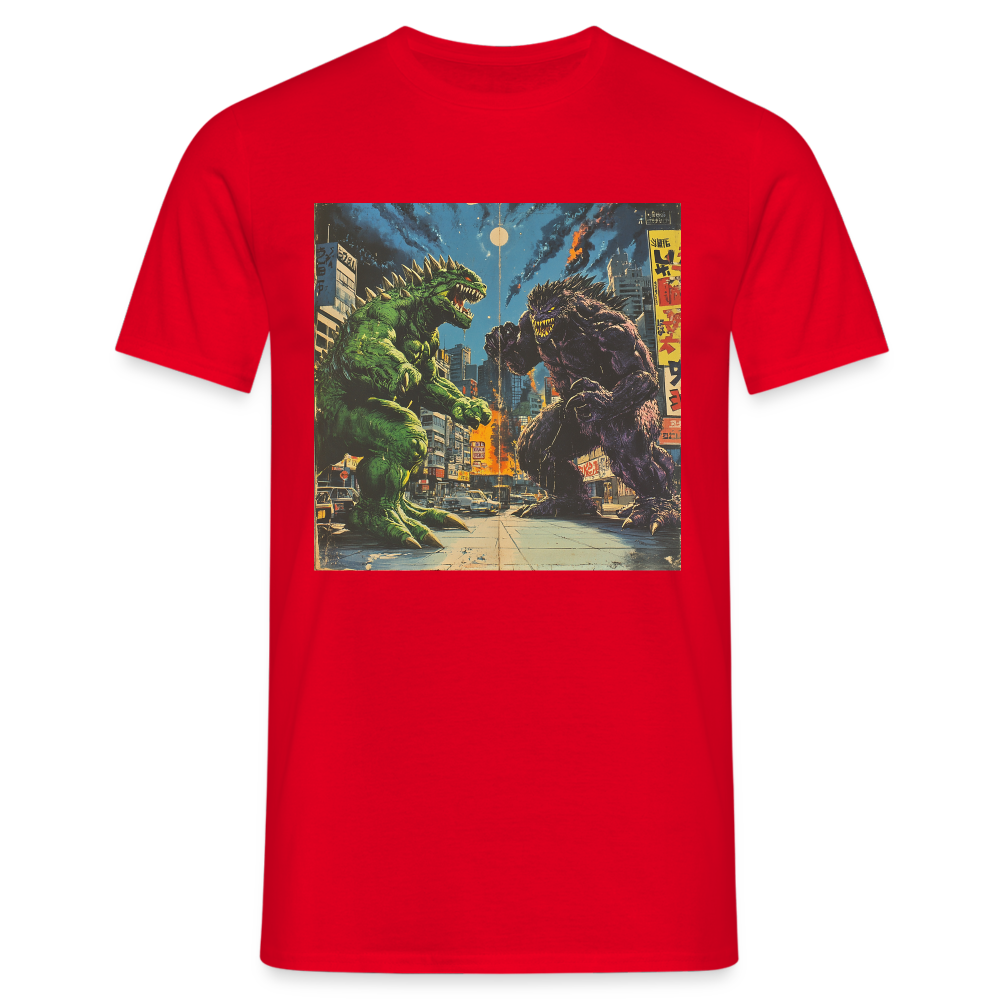 Kampen vid Solnedgången, T-shirt herr - röd