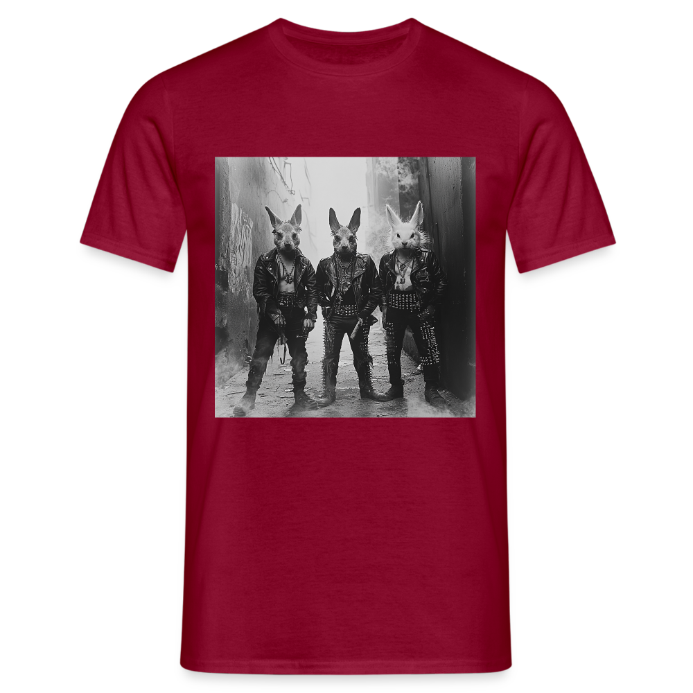 The Hare Raisers, T-shirt herr - tegelröd