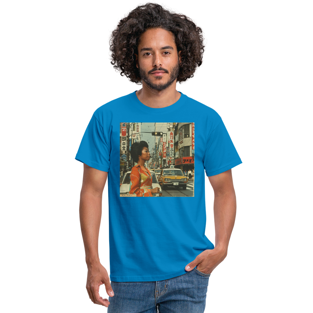Yumi Sakamoto, T-shirt herr - kungsblå