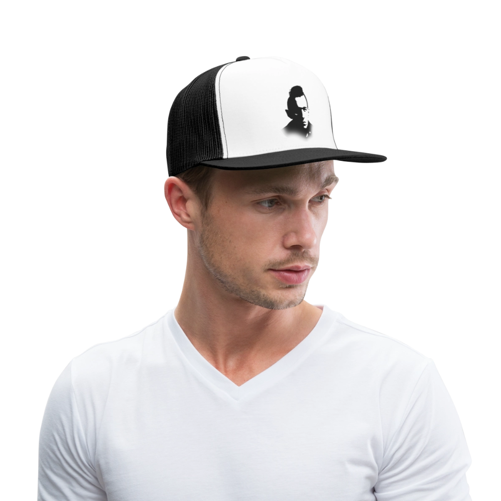 Stencil of Rebellion, Trucker Cap - vit/svart