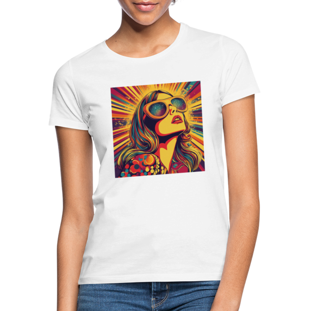 Disco Fever, T-shirt dam - vit