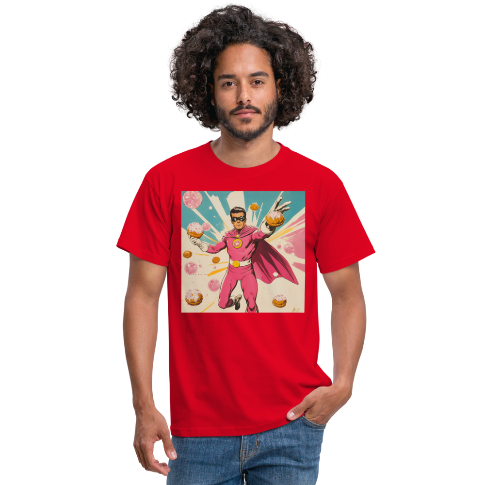 Frosting-Fury, T-shirt herr - röd