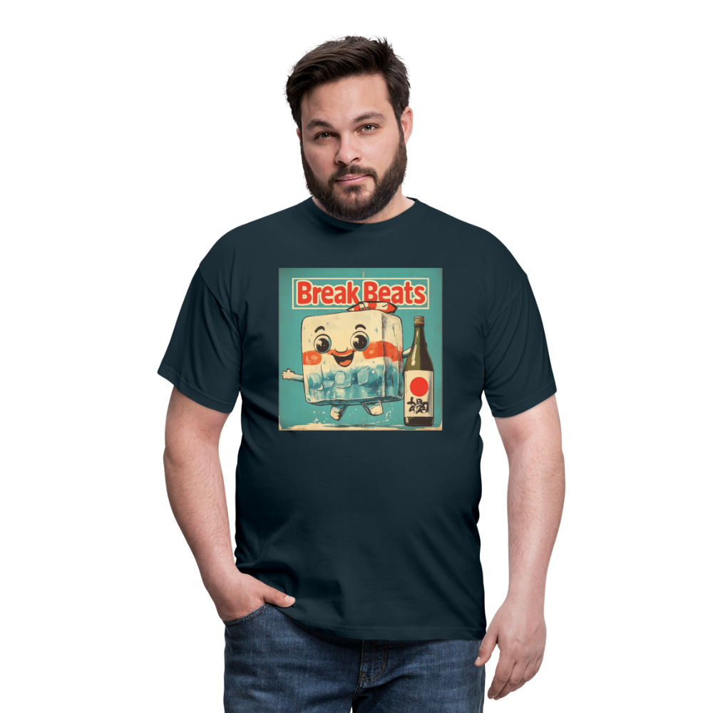 Nippon Break Beats, T-shirt herr - marinblå