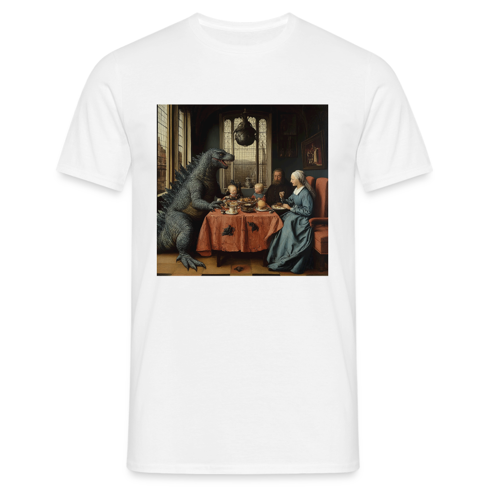 Familjens Fest med Gäst,T-shirt herr - vit