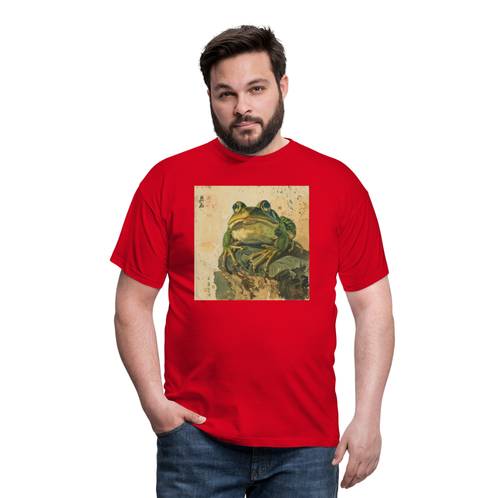 Grodan i Skymningen, T-shirt herr - röd