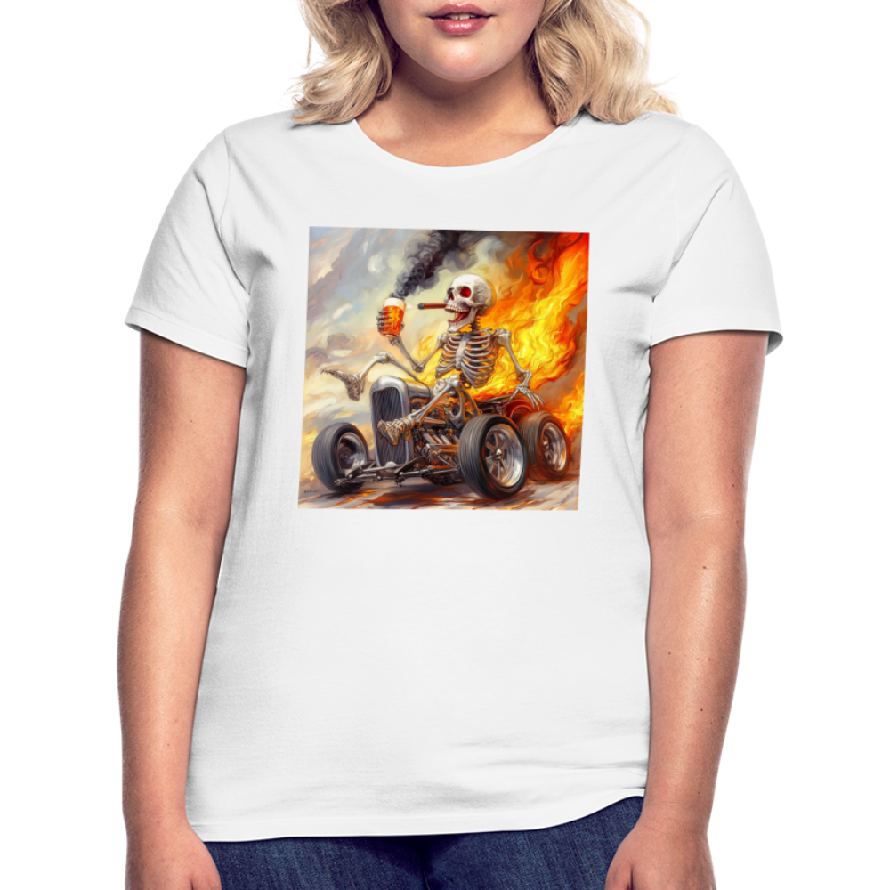 Knekta Krash, T-shirt dam - vit