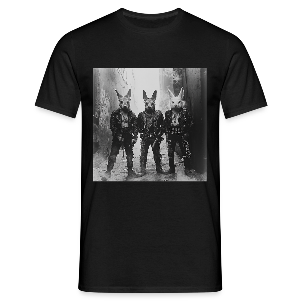 The Hare Raisers, T-shirt herr - svart