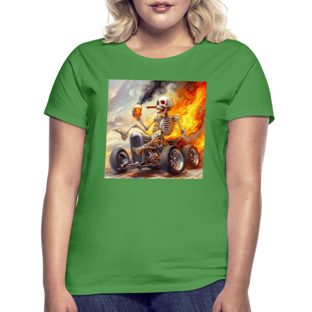 Knekta Krash, T-shirt dam - kellygrön