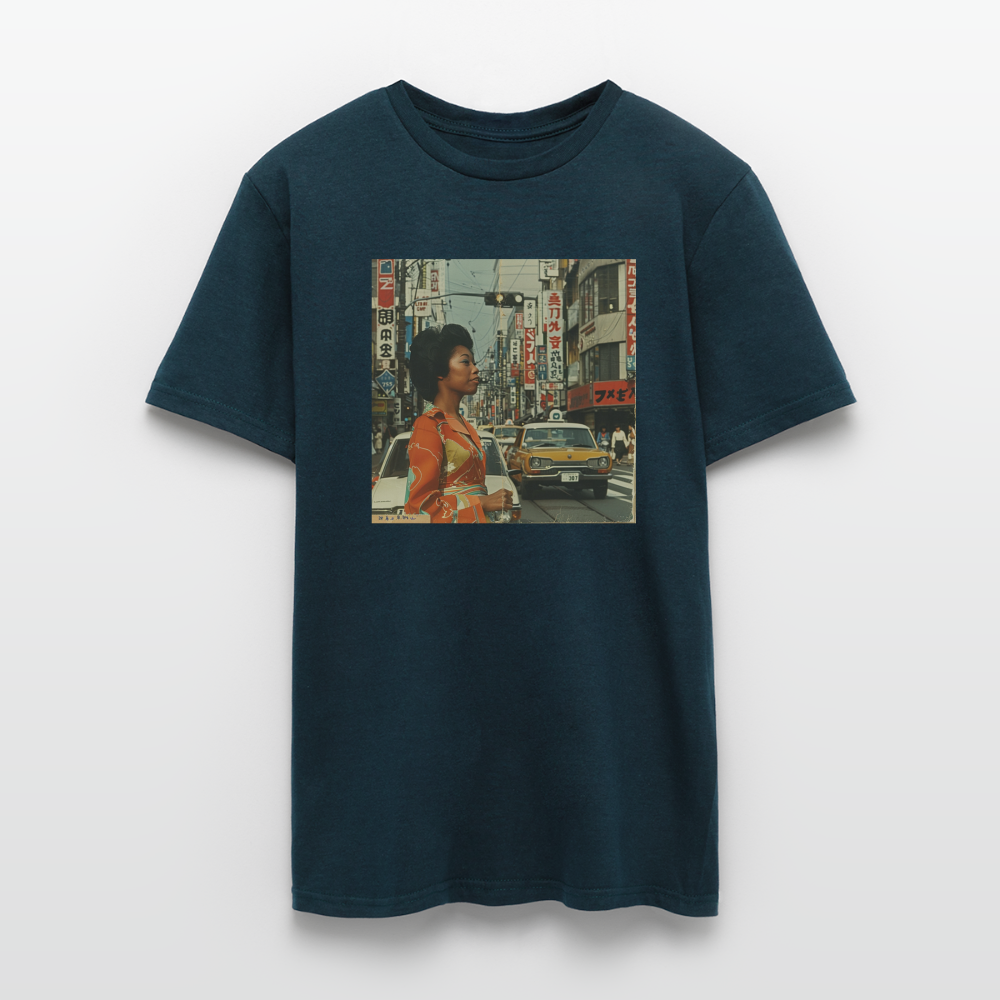 Yumi Sakamoto, T-shirt herr - marinblå